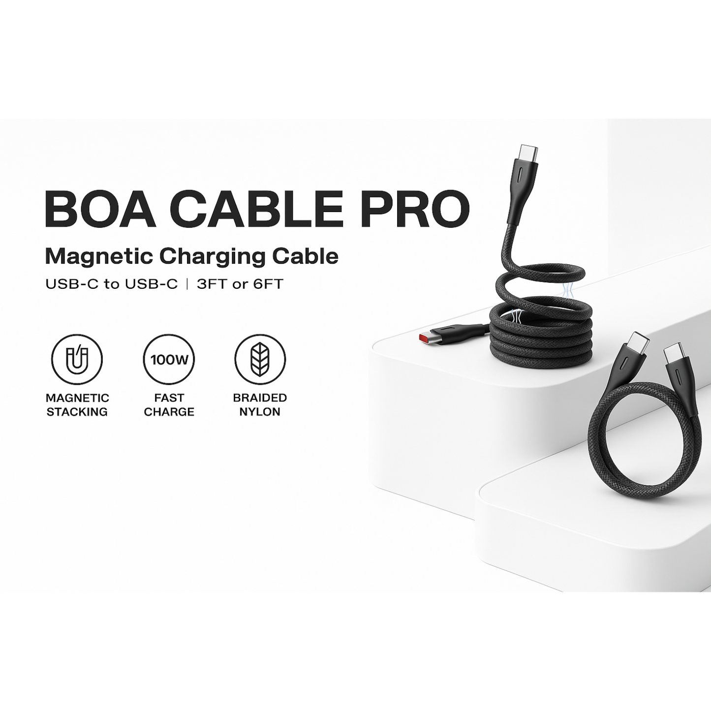 THE BOA | USB-C to USB-C | 100W
